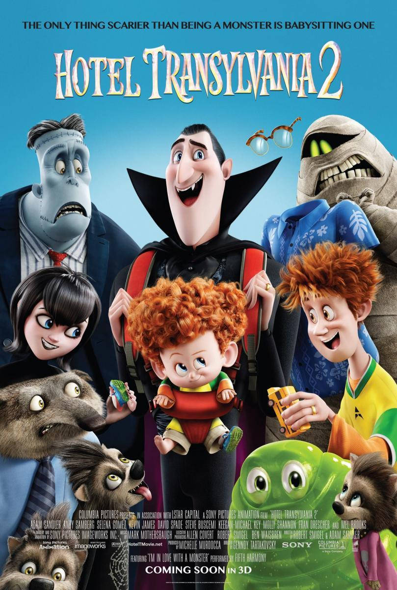 Great Hotel Transylvania 2 Movie Poster Background