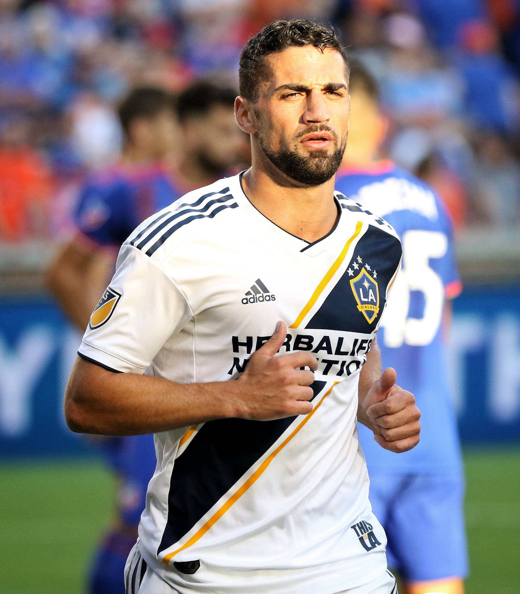 Great Mid Fielder Sebastian Lletget Background