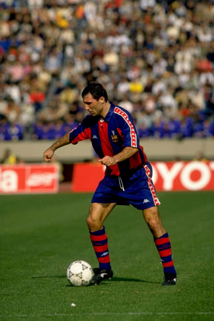 Great Professional Footballer Hristo Stoichkov Background