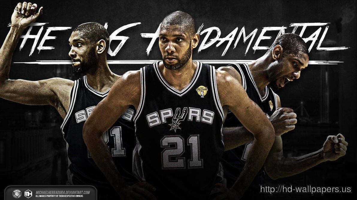 Greatest Power Forward Tim Duncan Background