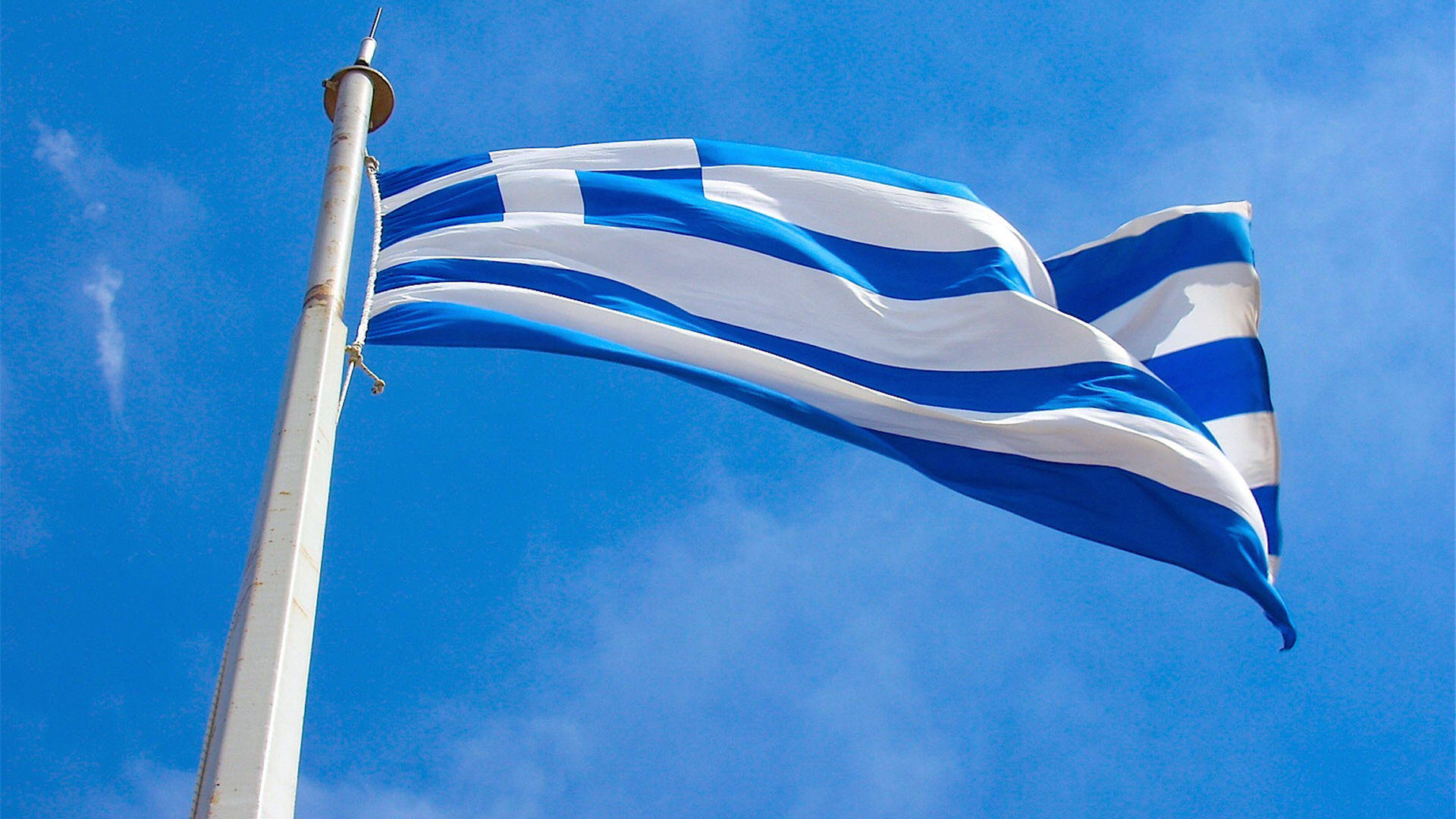 Greek Country Flag Background