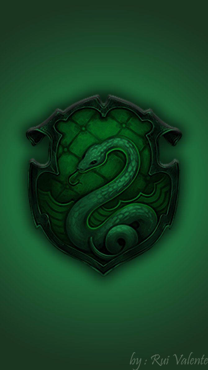 Green 3d Slytherin Crest