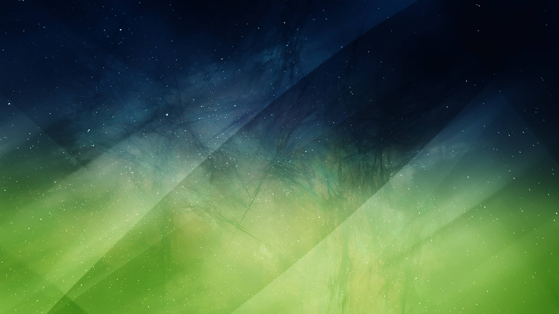 Green Abstract Of The Skies Background