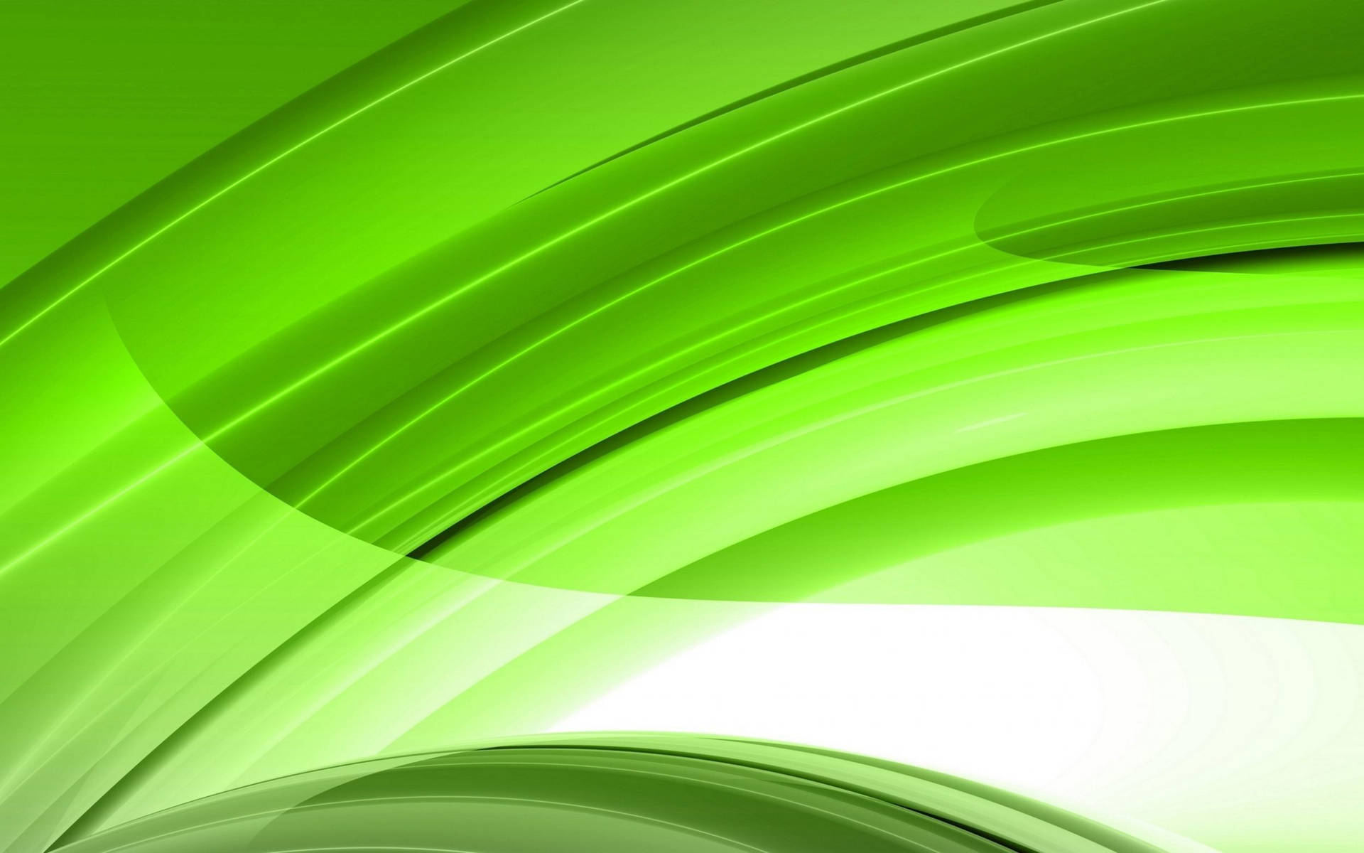Green Abstract Strokes Background