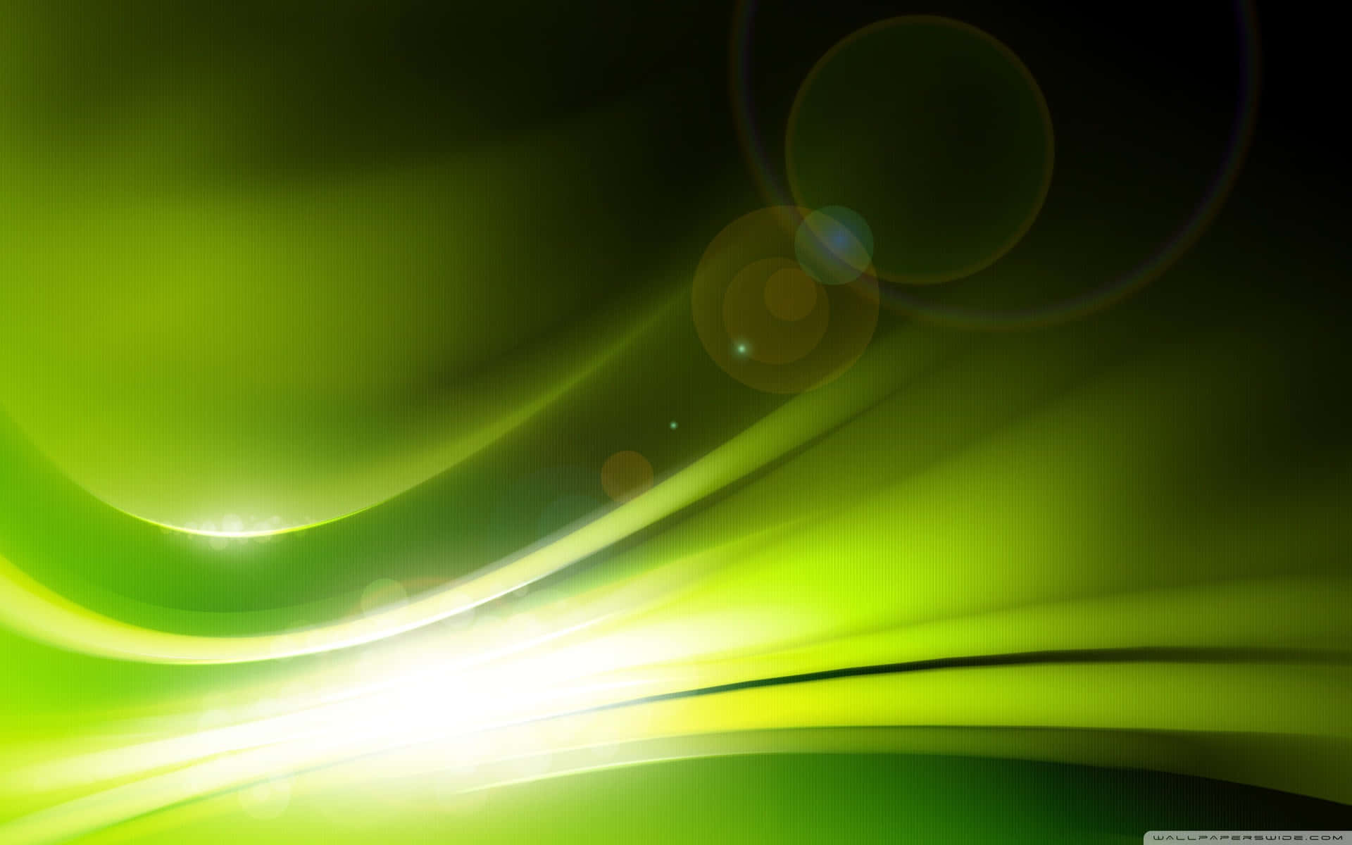 Green Abstract Wallpaper With Light And Dark Background