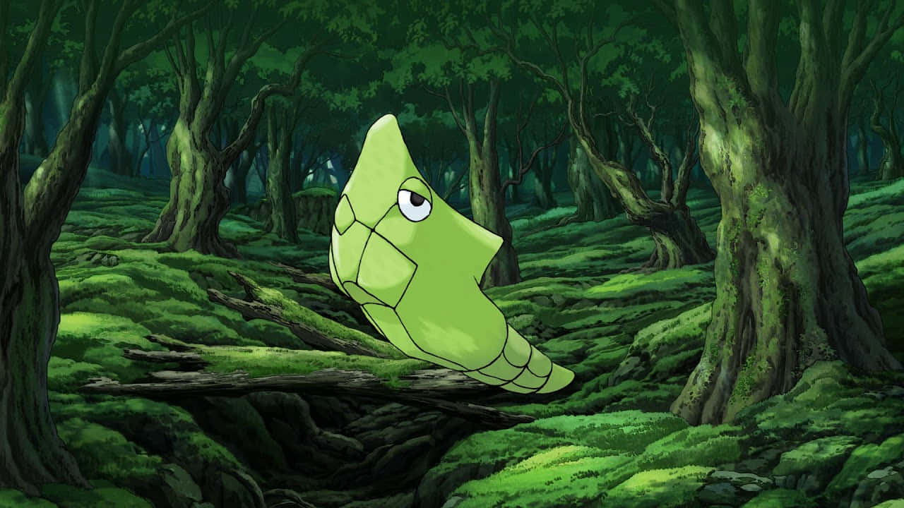 Green Aesthetic Desktop Metapod Background