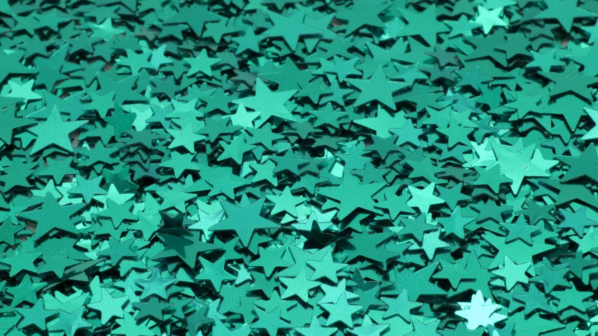 Green Aesthetic Desktop Stars