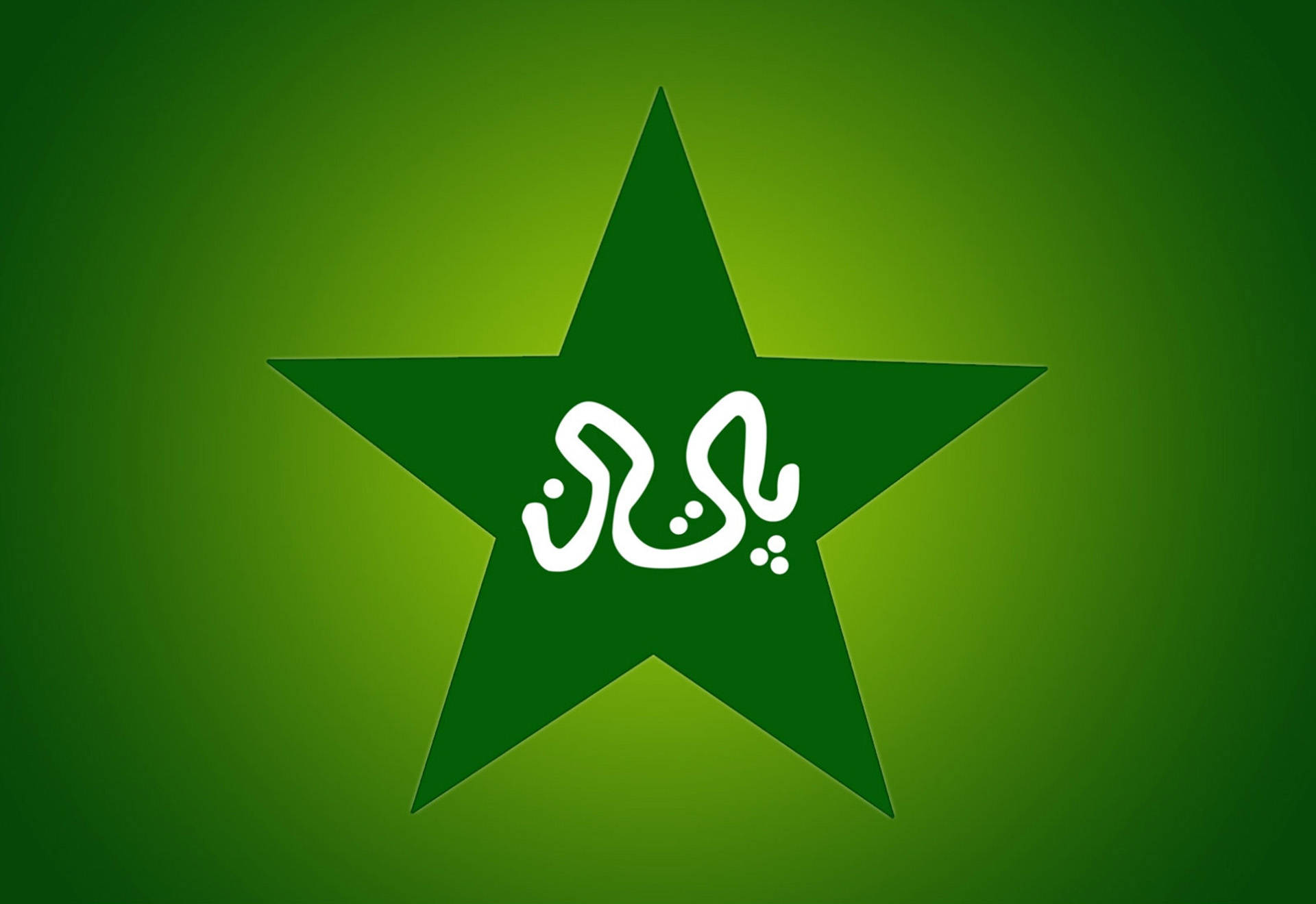 Green Aesthetic Pakistan Cricket Logo
