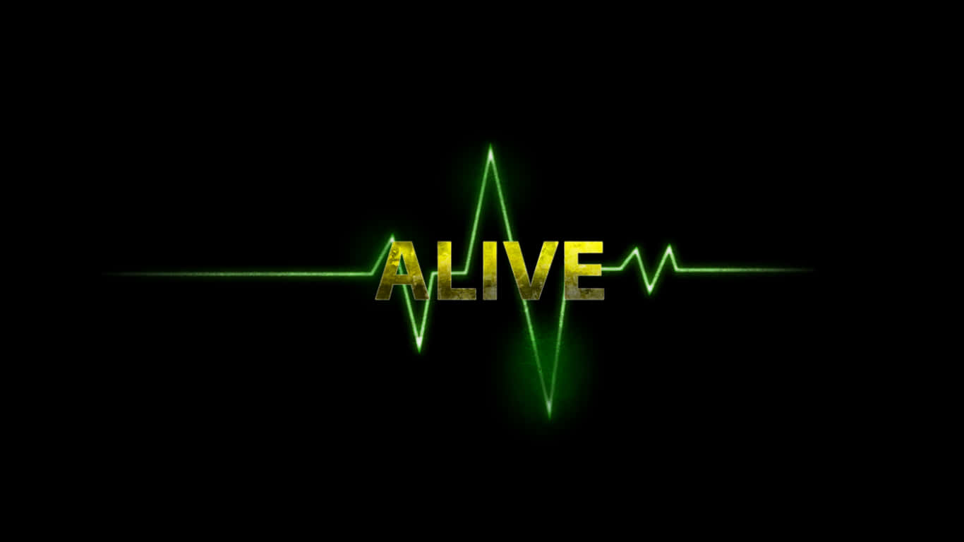 Green Alive Pulse Background