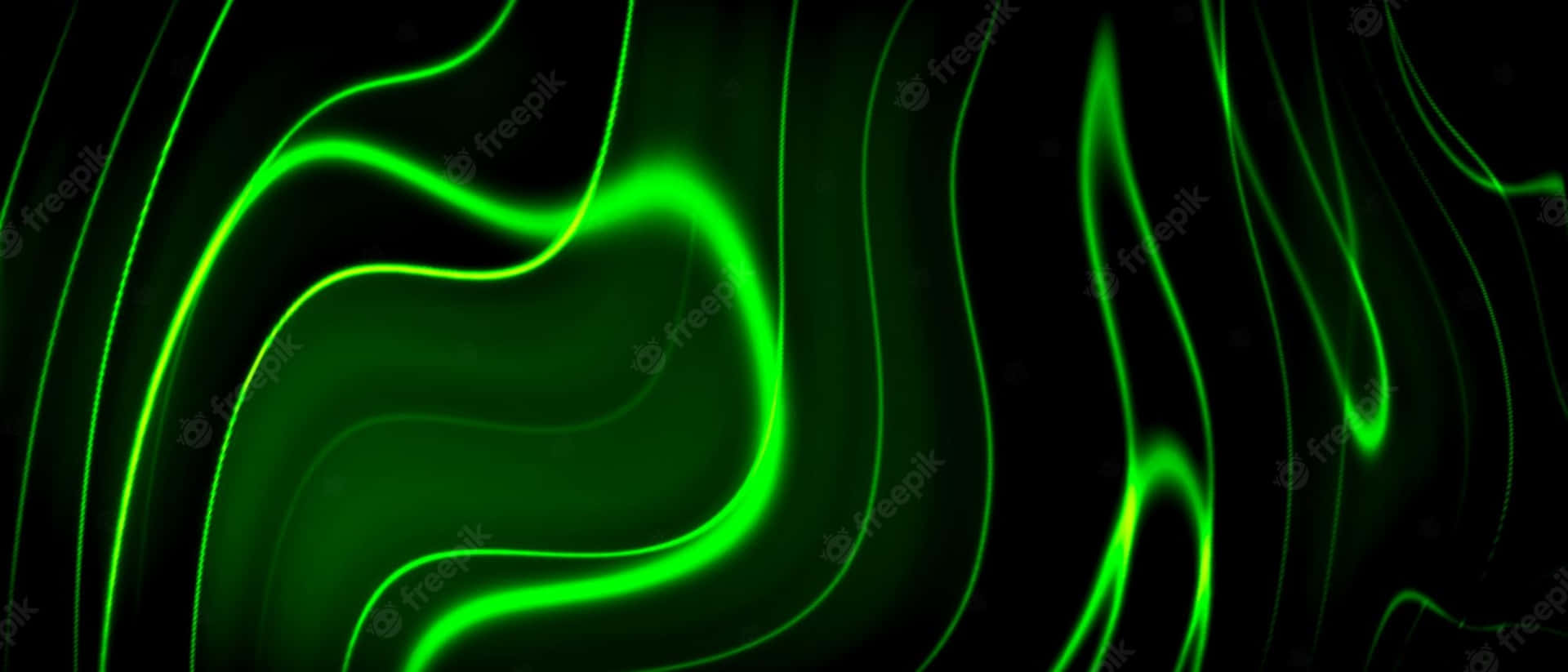 Green And Black Abstract Background Background
