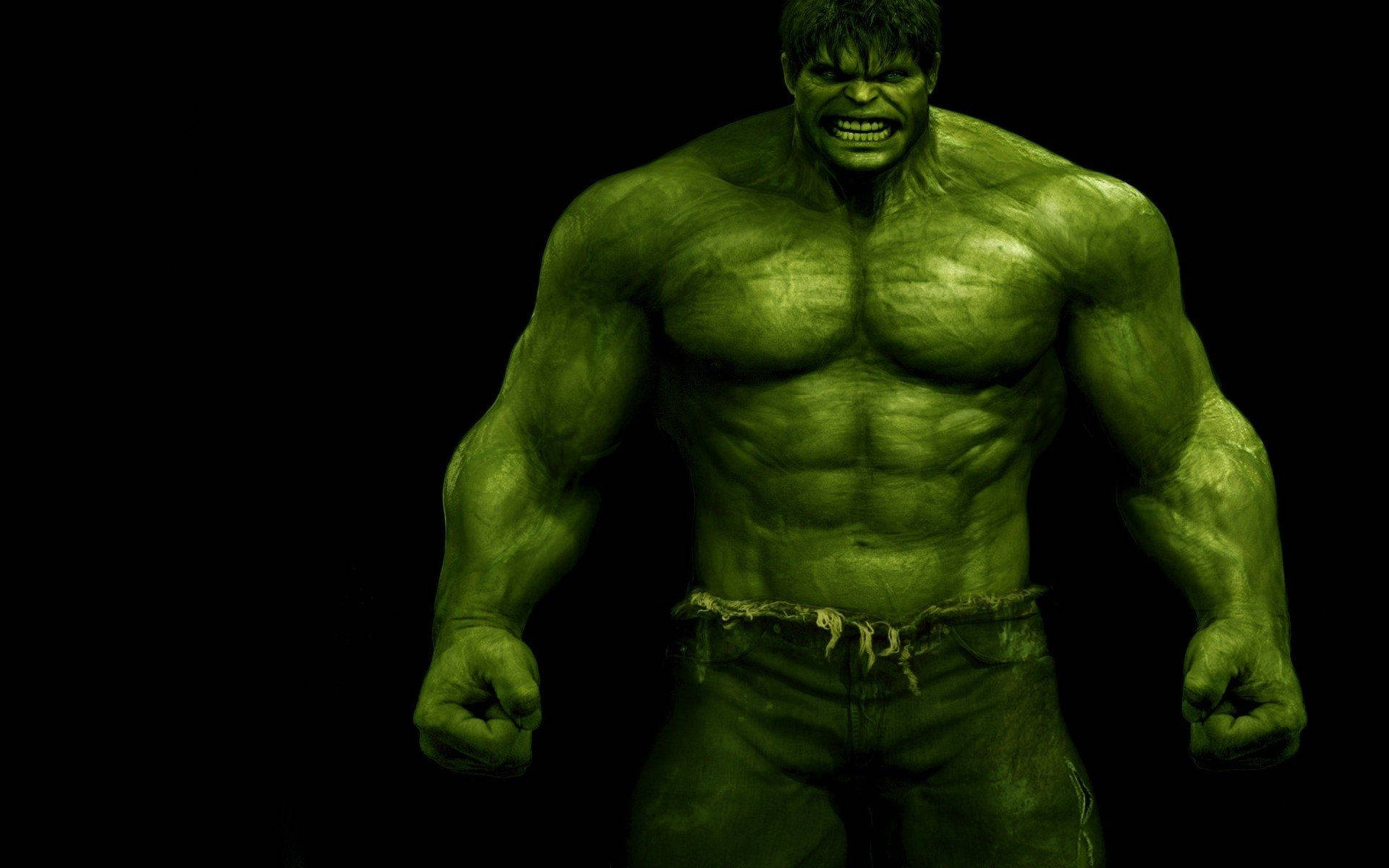 Green And Black Incredible Hulk Background