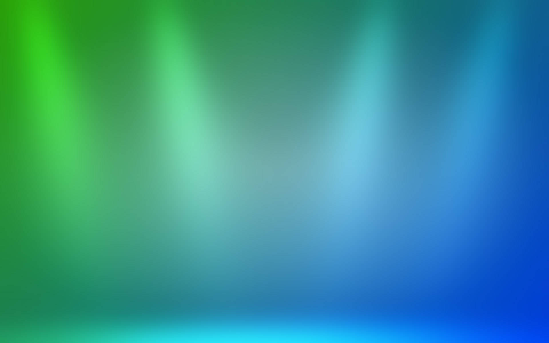 Green And Blue Spotlight Abstract Background