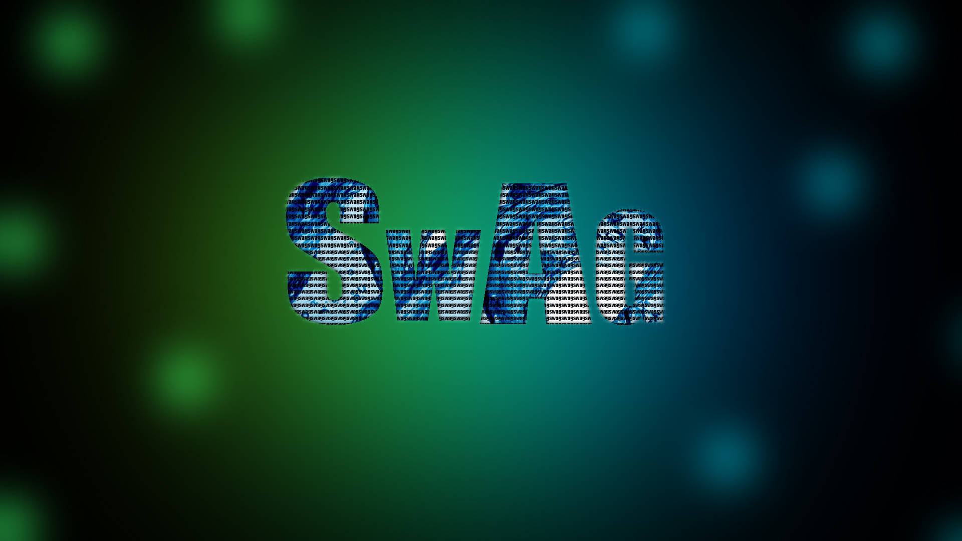 Green And Blue Swag Background