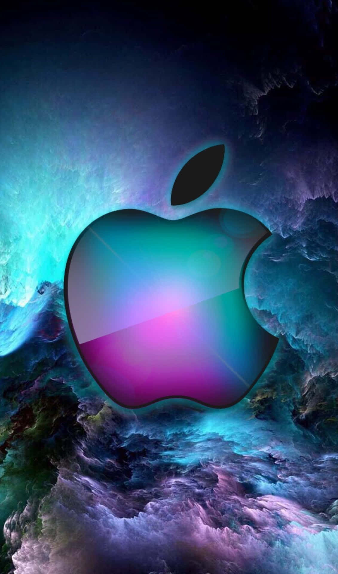 Green And Purple Logo Amazing Apple Hd Iphone