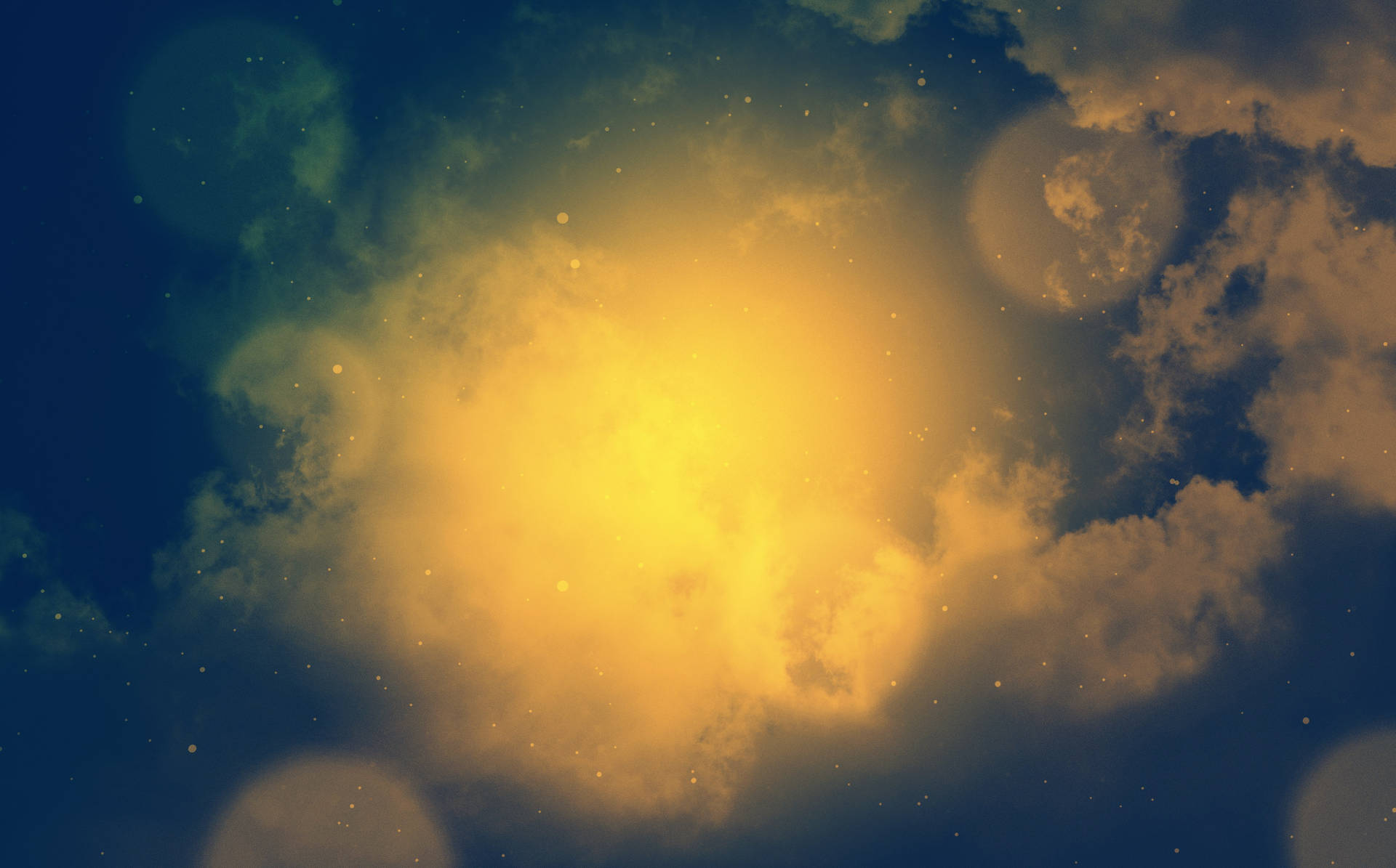 Green And Yellow Vintage 4k Sky Background