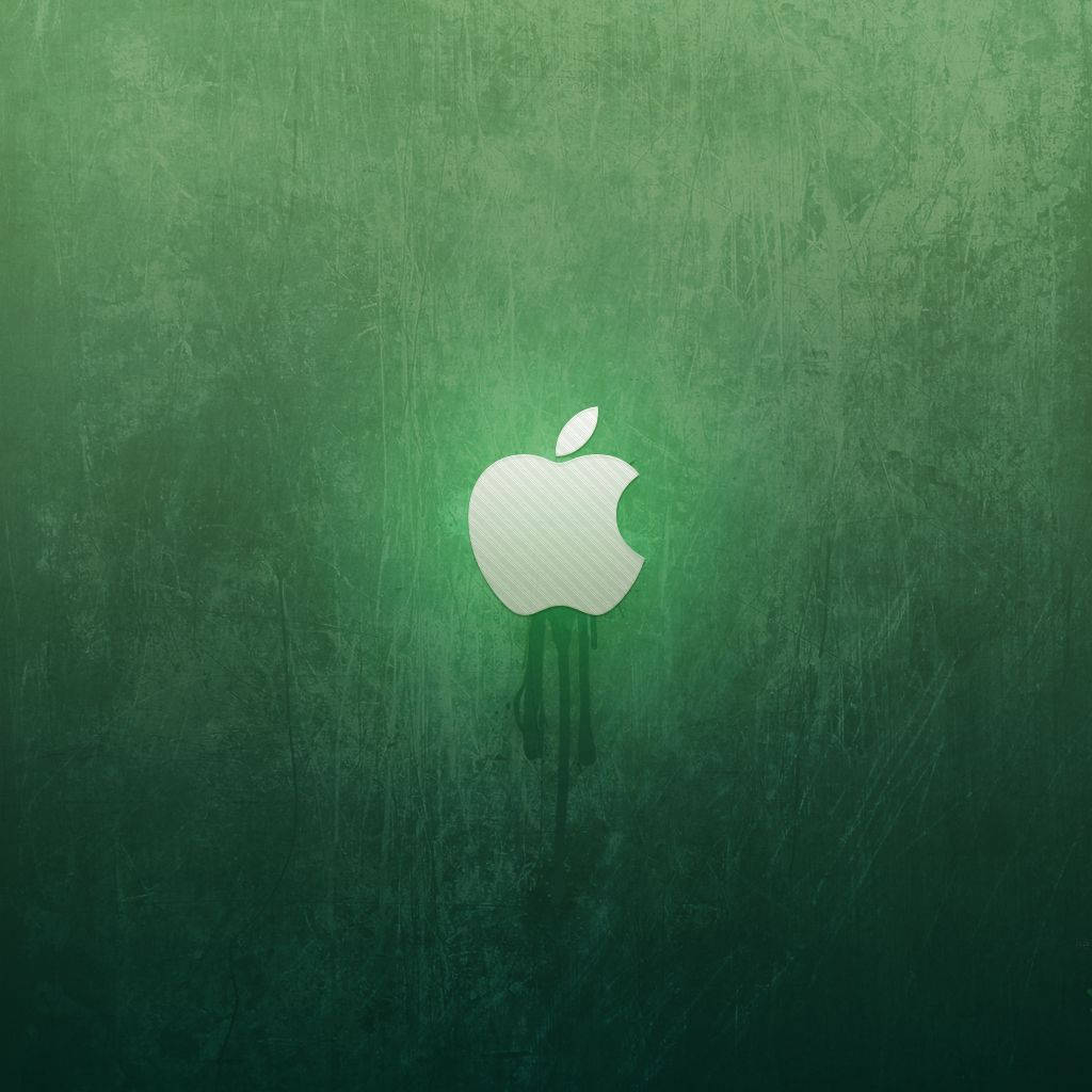 Green Apple Logo Ipad Mini Background