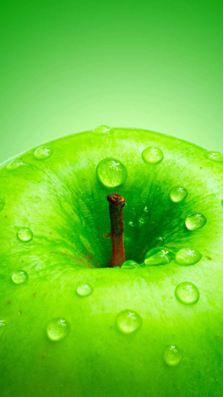 Green Apple Original Iphone 7 Background