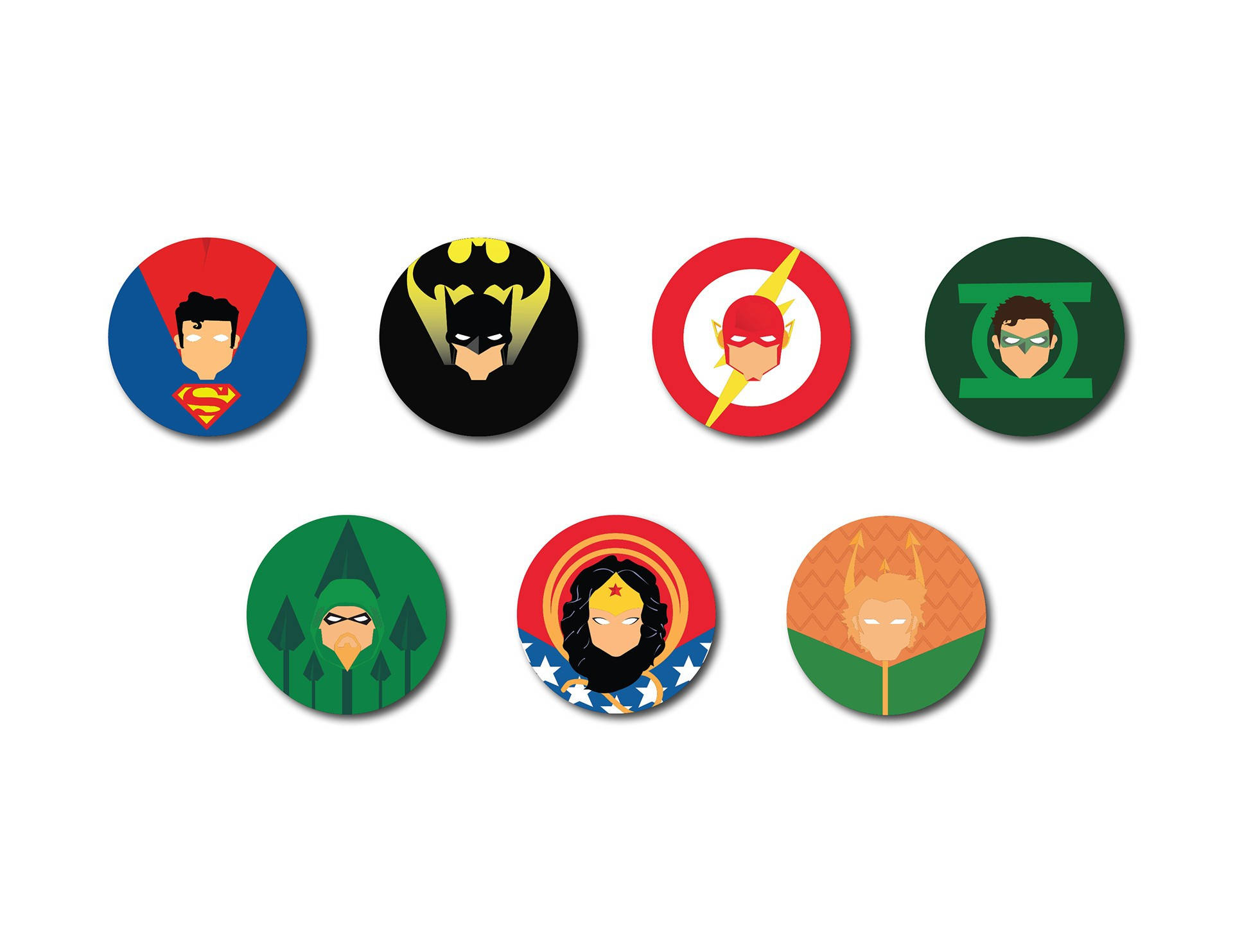 Green Arrow Justice League Circles