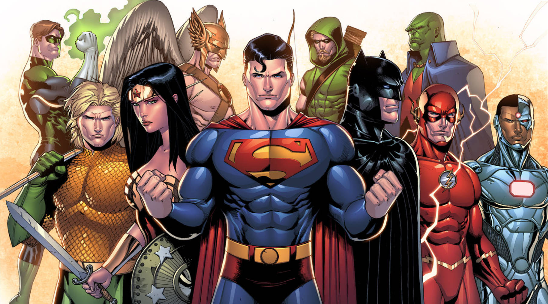 Green Arrow Justice League Comic Background