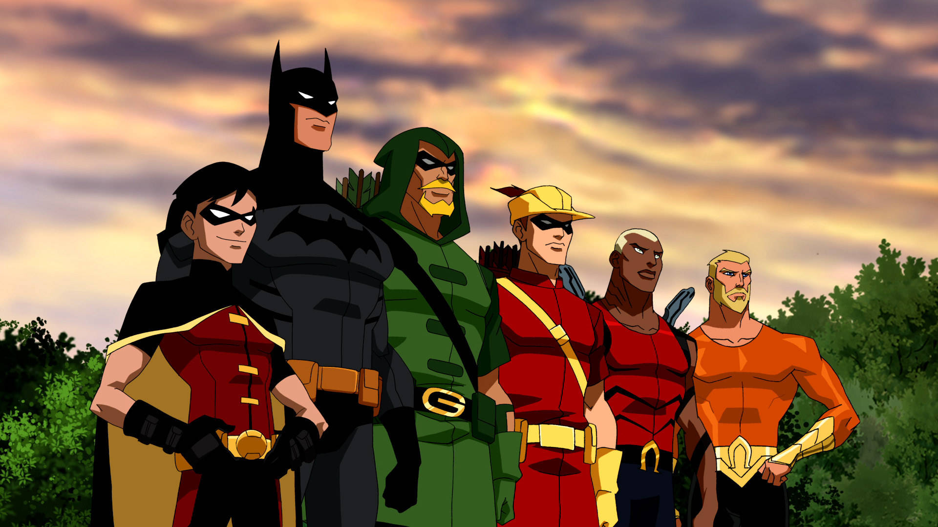 Green Arrow Young Justice Background