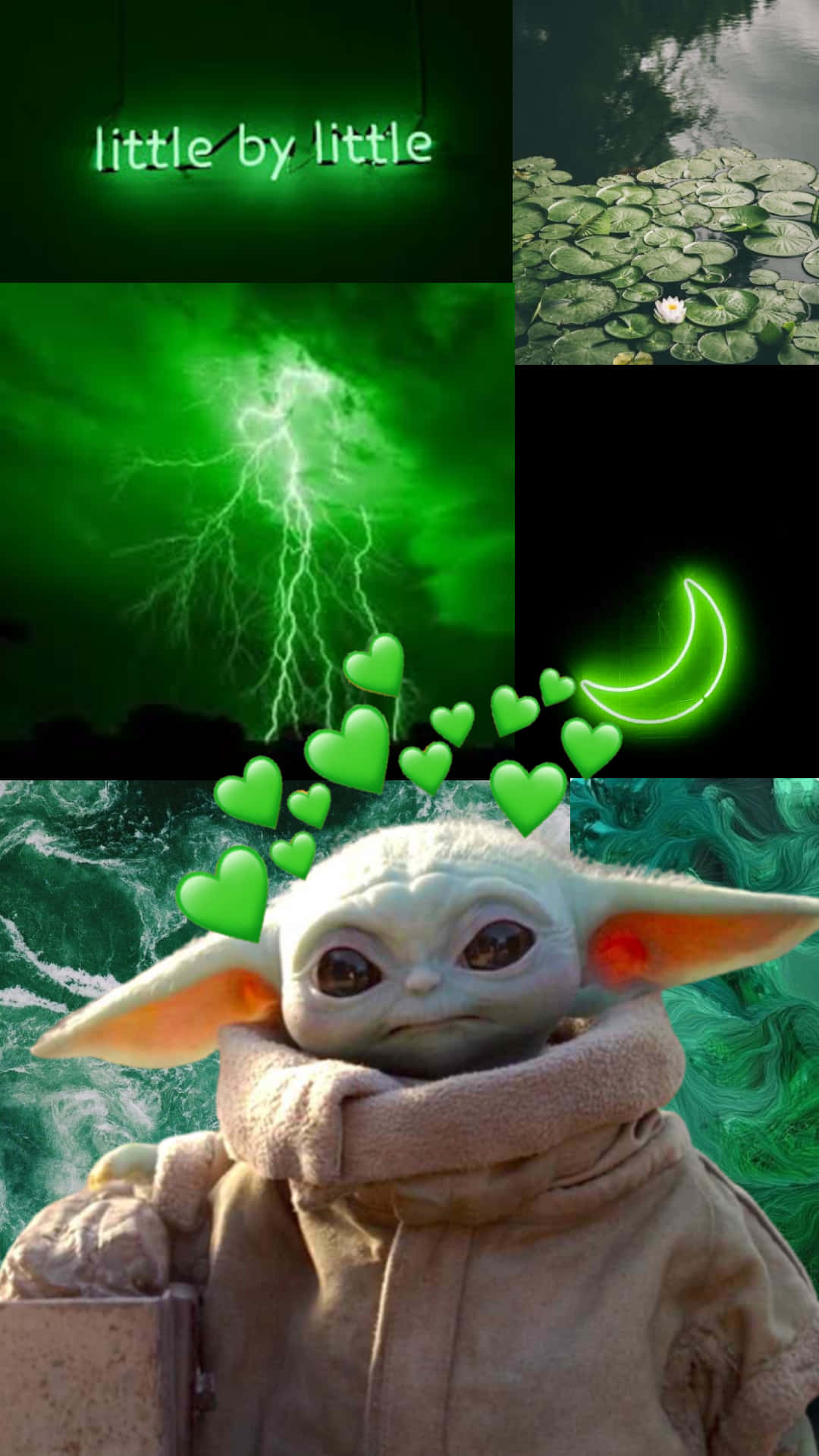 Green Baby Yoda Aesthetic