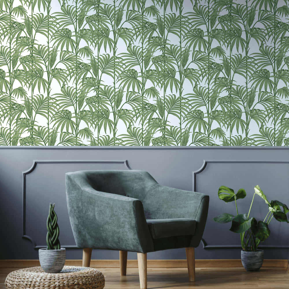 Green Bamboo Designer Background
