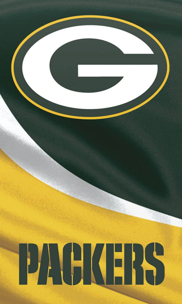 Green Bay Packers Draped Flag Background