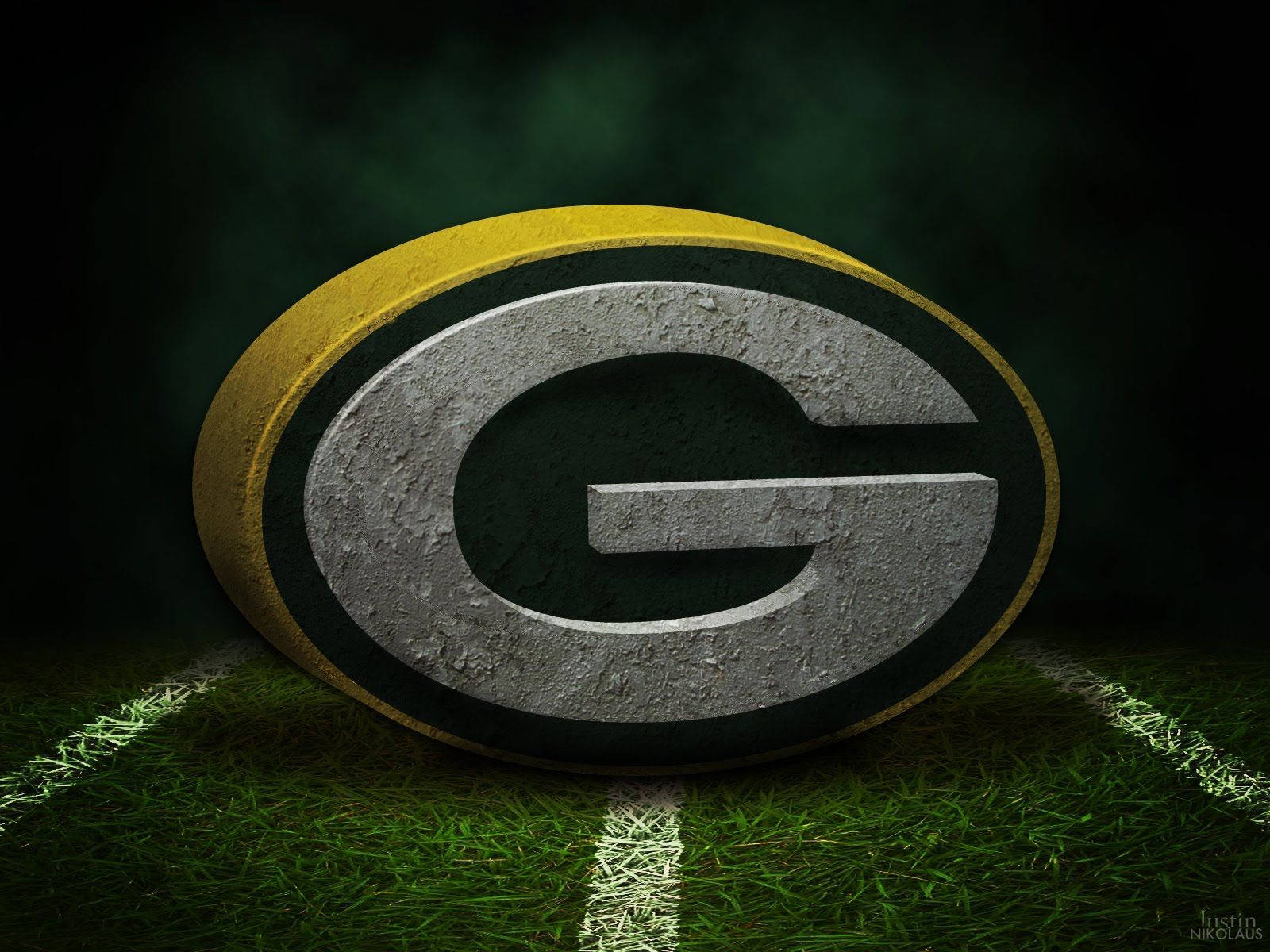 Green Bay Packers Grassy Field Logo