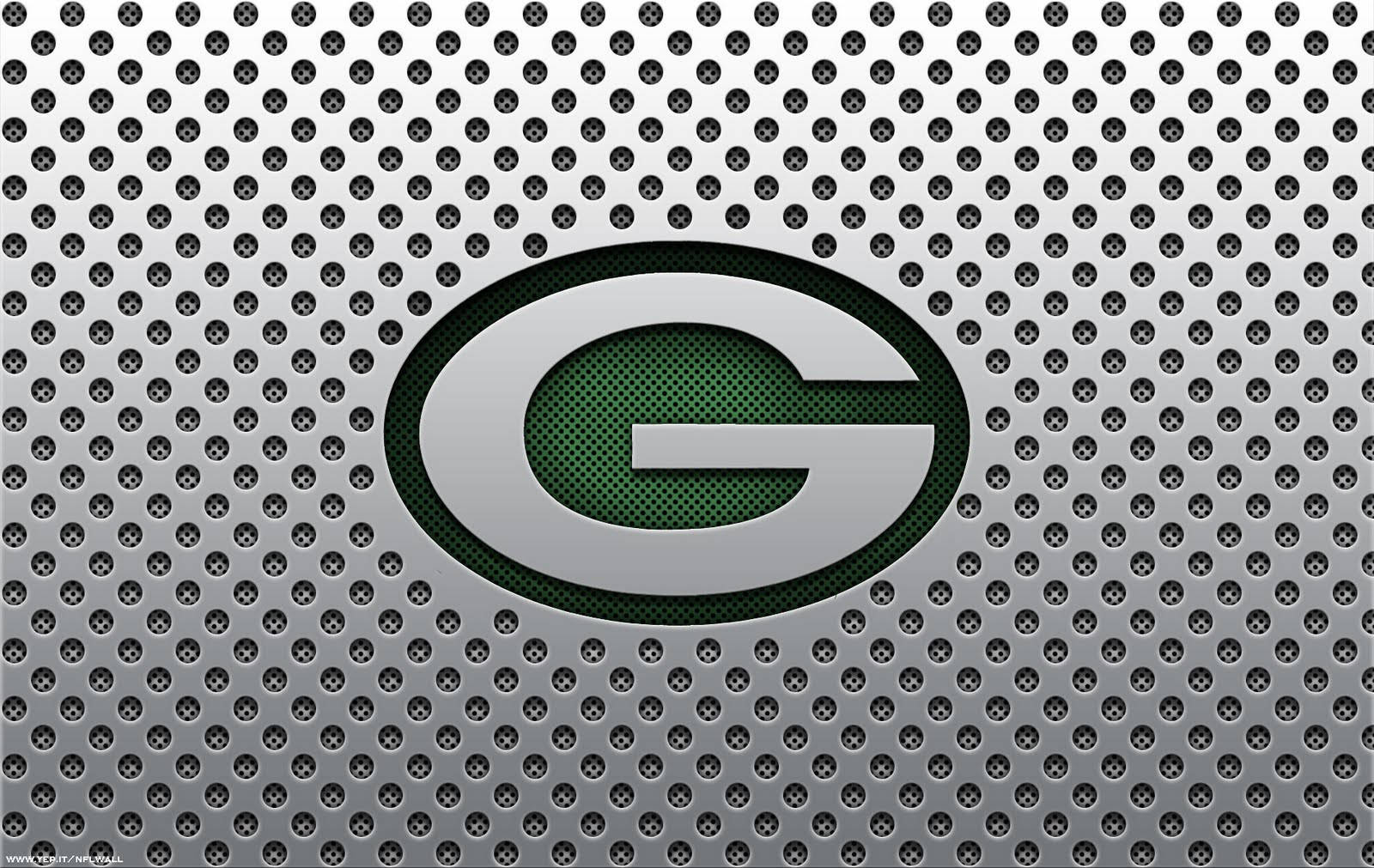 Green Bay Packers Silver Mesh Logo