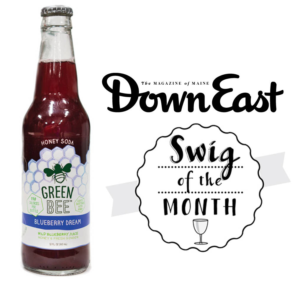 Green Bee - Maine's Swig Of The Month Poster Background