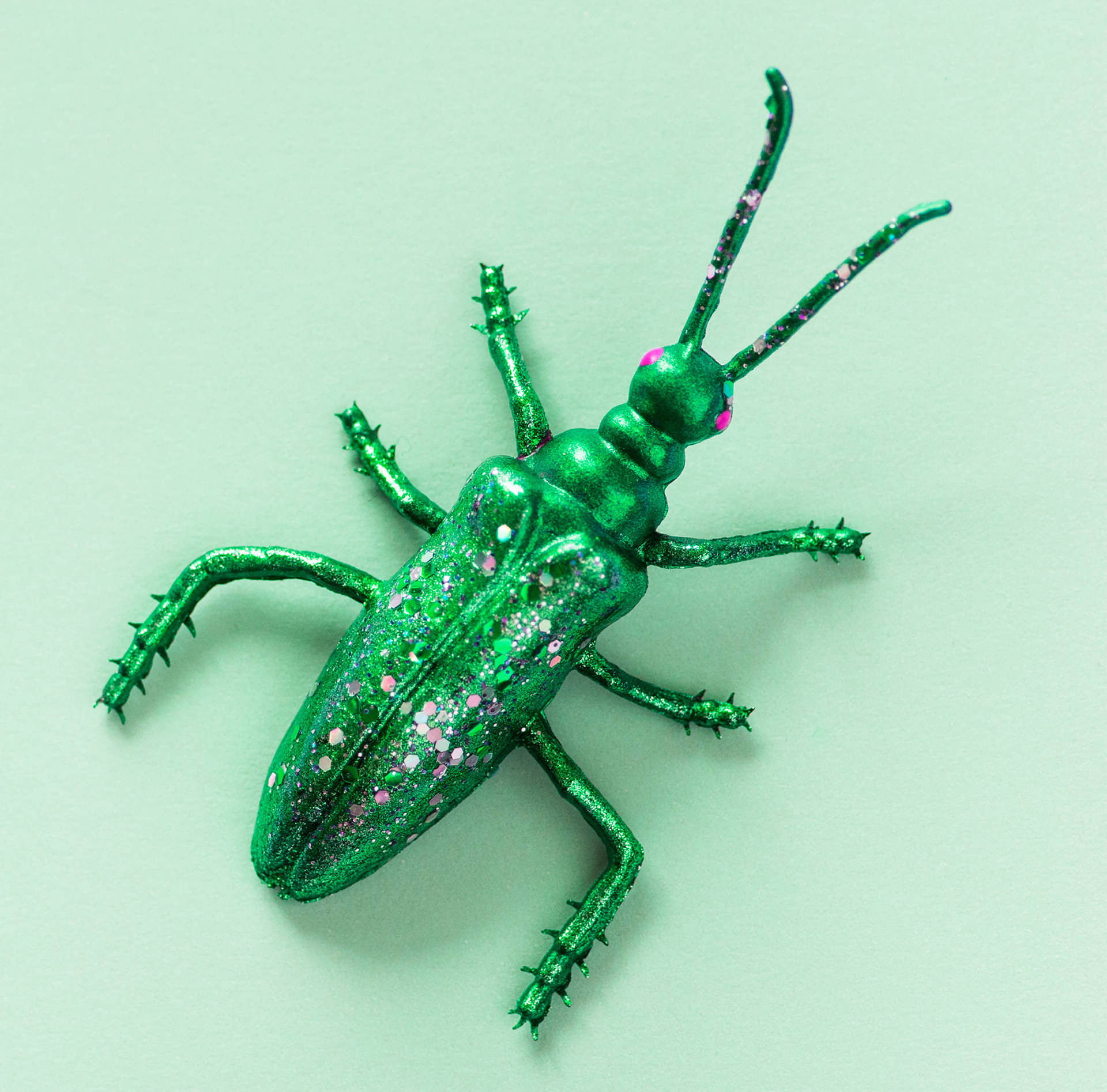 Green Beetle Toy