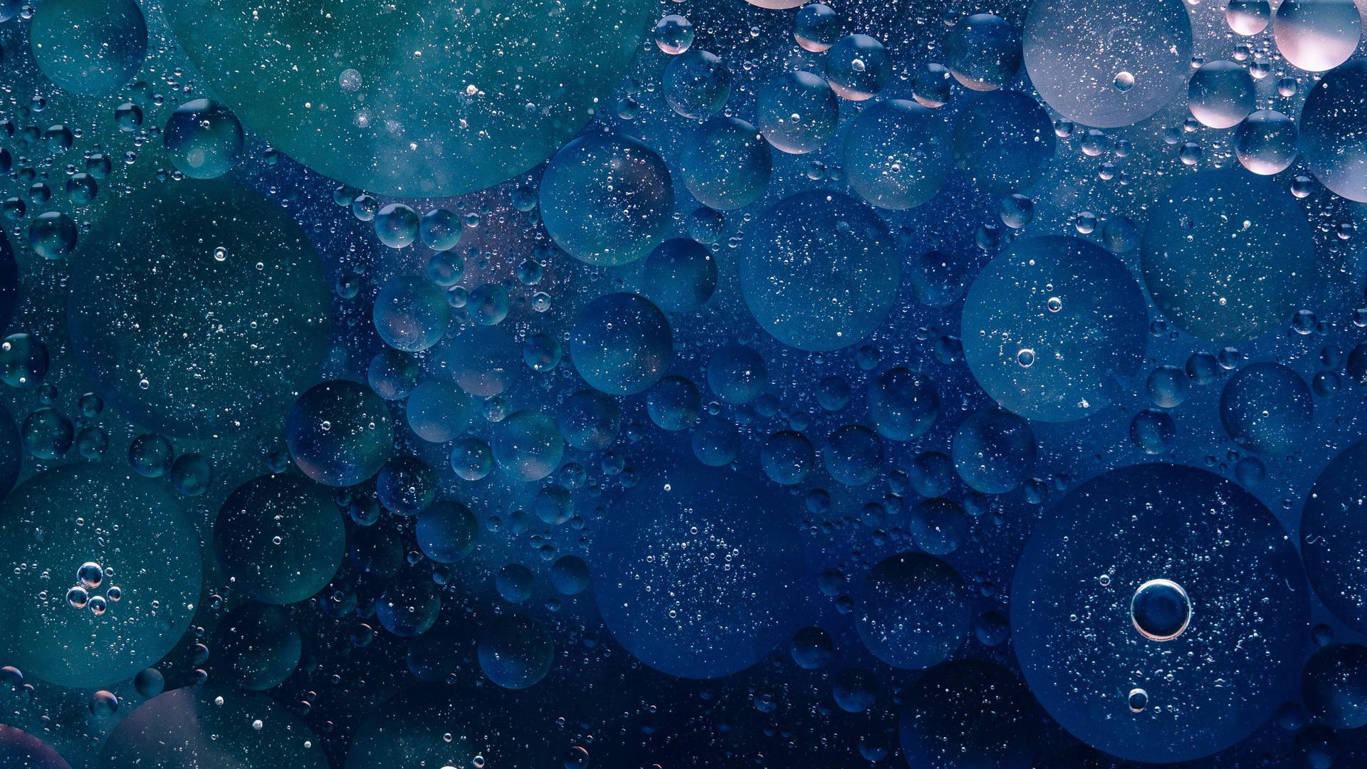 Green Blue Texture Bubbles Background