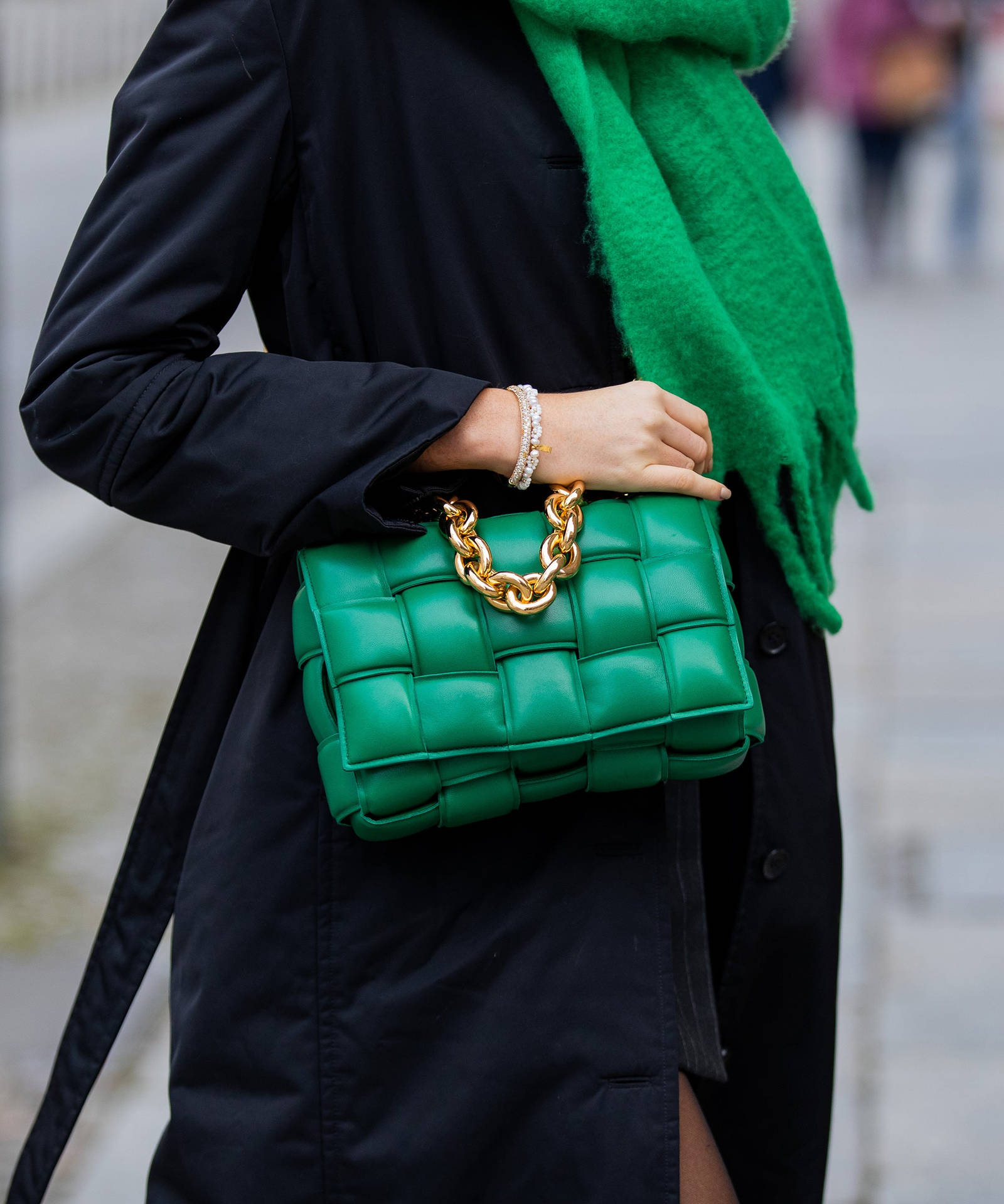 Green Bottega Veneta Bag