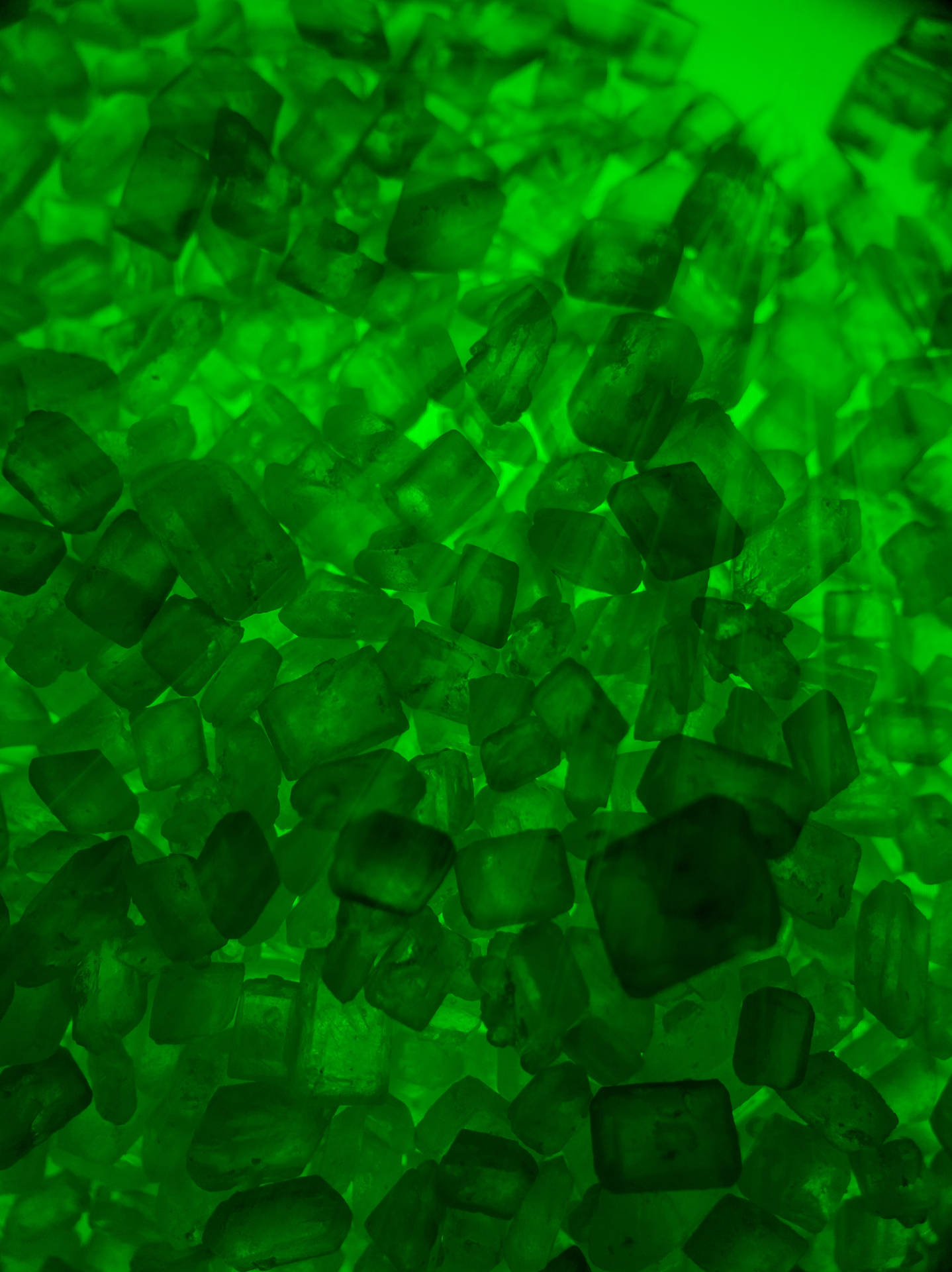 Green Crystal Stones Background