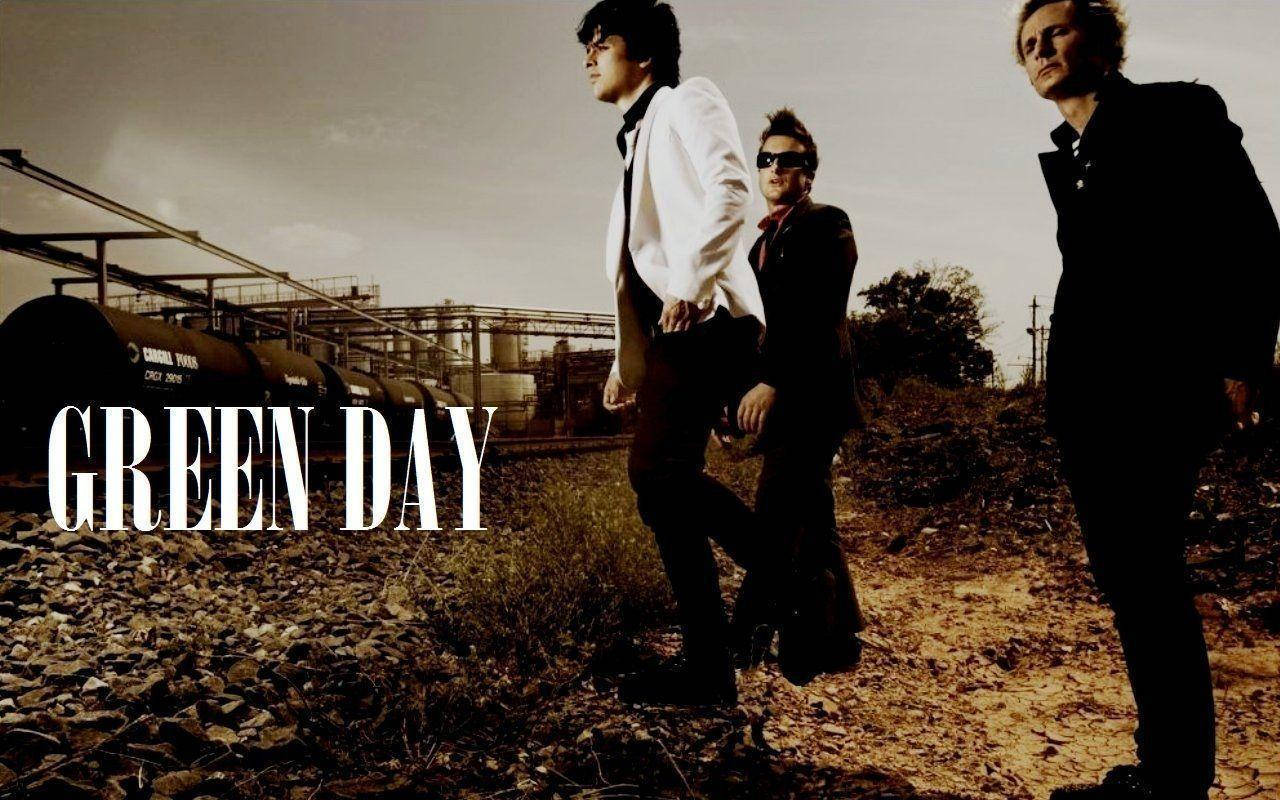 Green Day Cool Rock Members Background