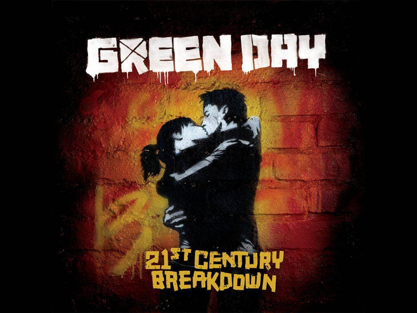 Green Day Couple Kissing Background