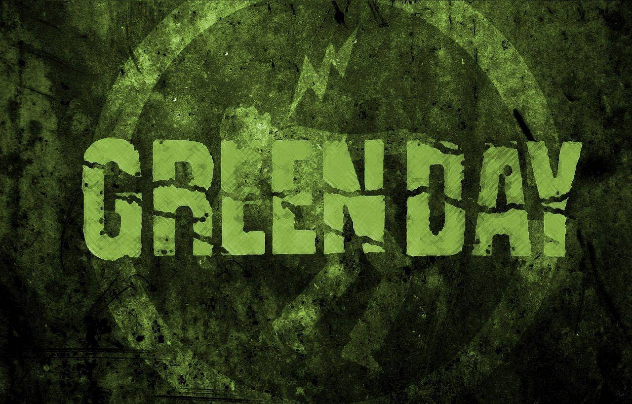 Green Day Green-themed Symbol Background