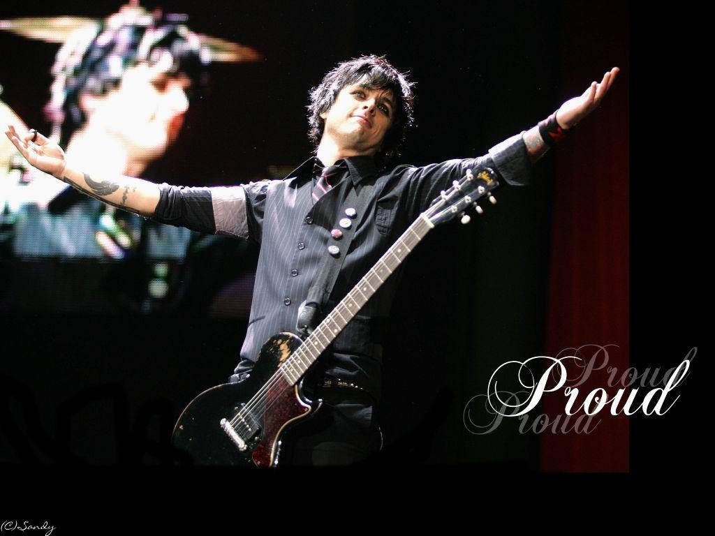 Green Day Proud Billie Joe Background