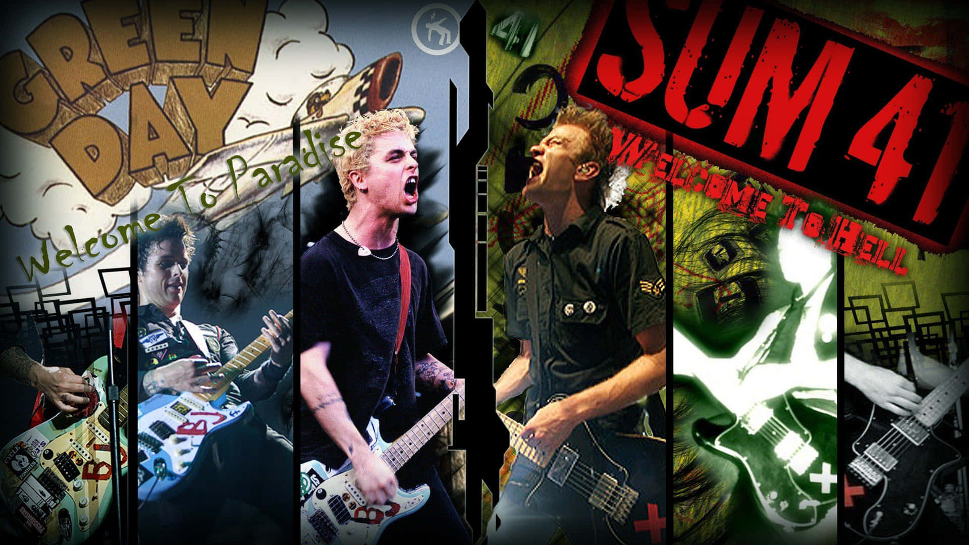 Green Day - Sum 41 Wallpaper Background