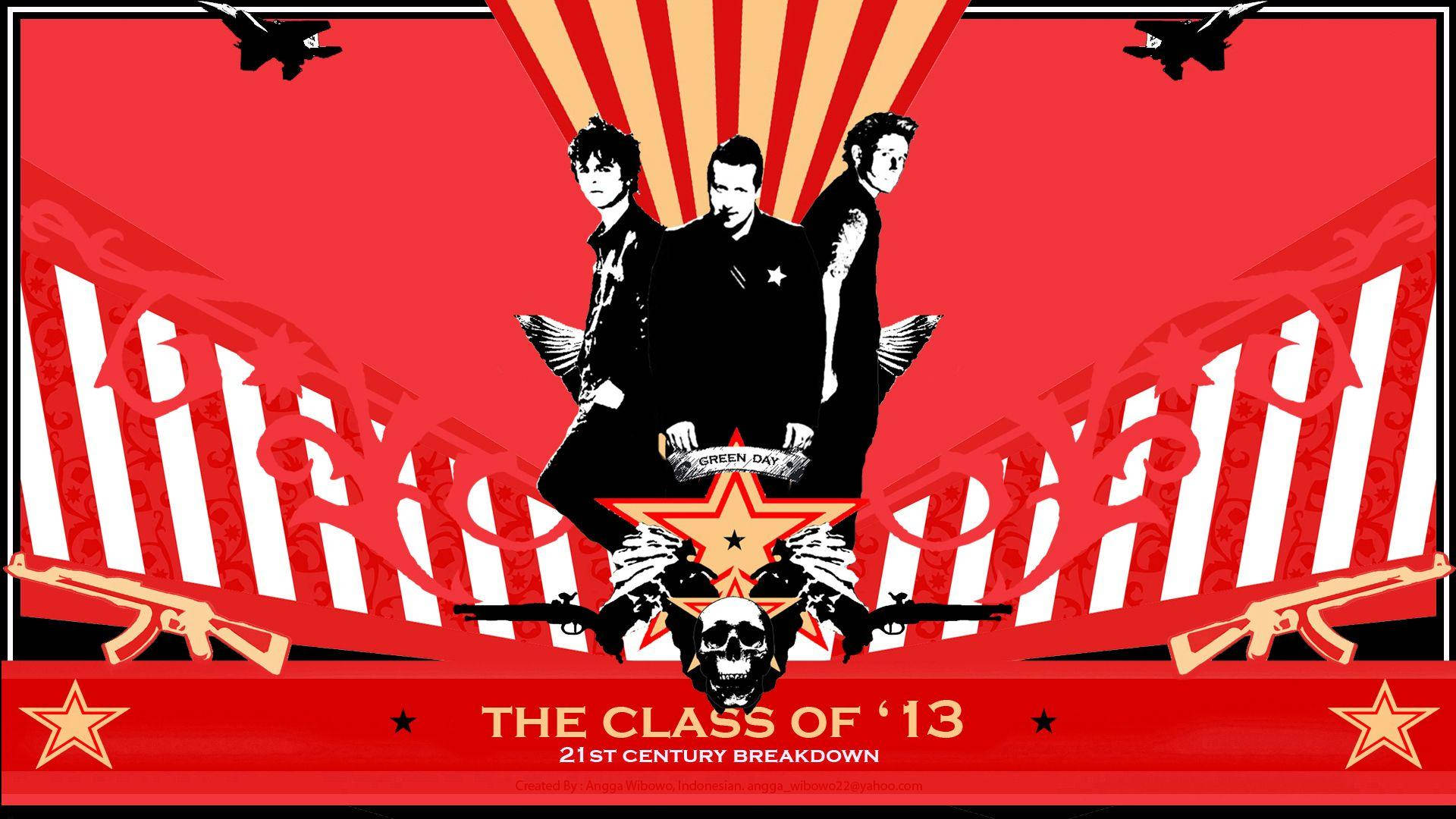 Green Day The Class Of 13 Background
