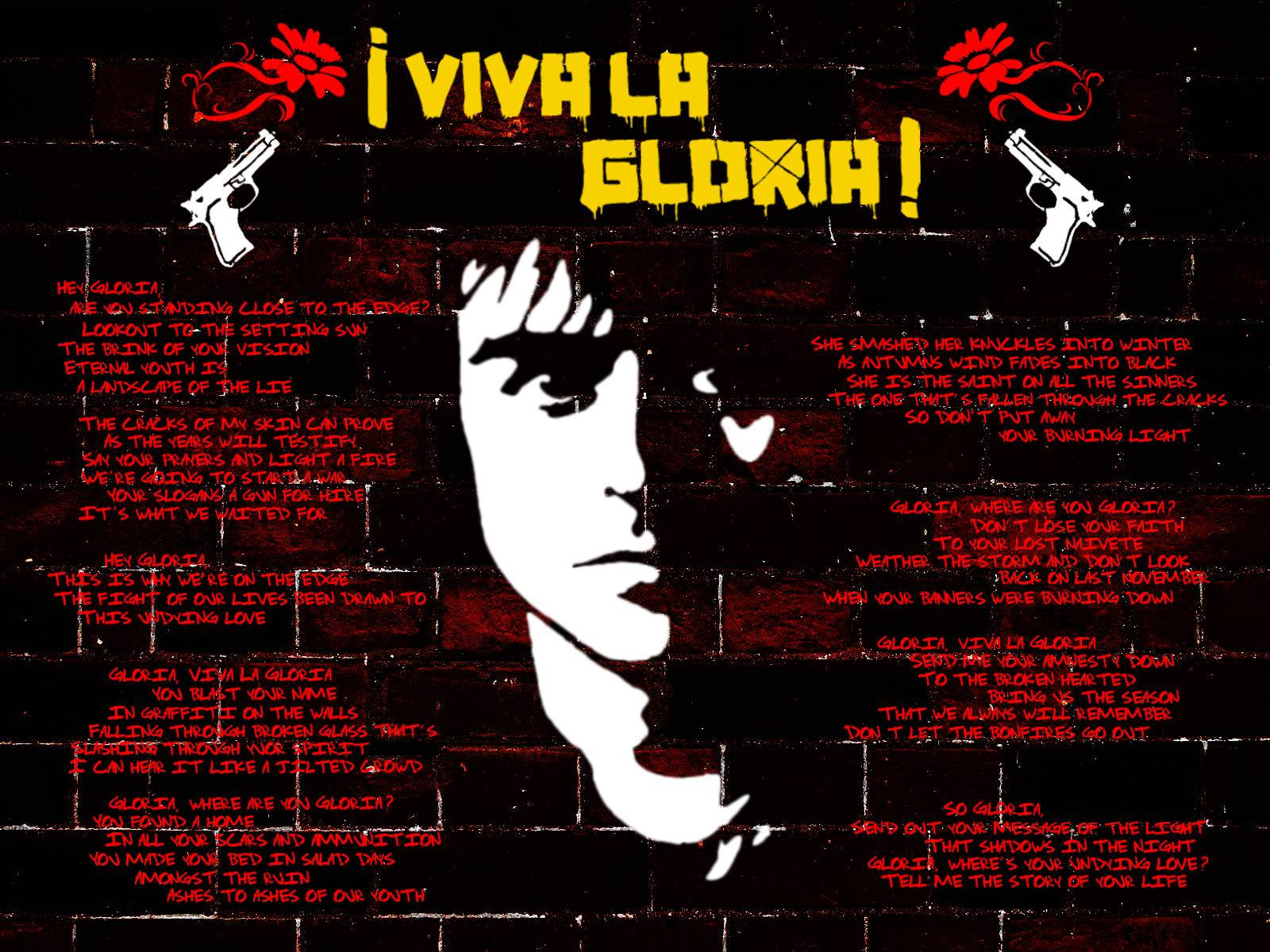 Green Day Viva La Gloria Lyrics Background
