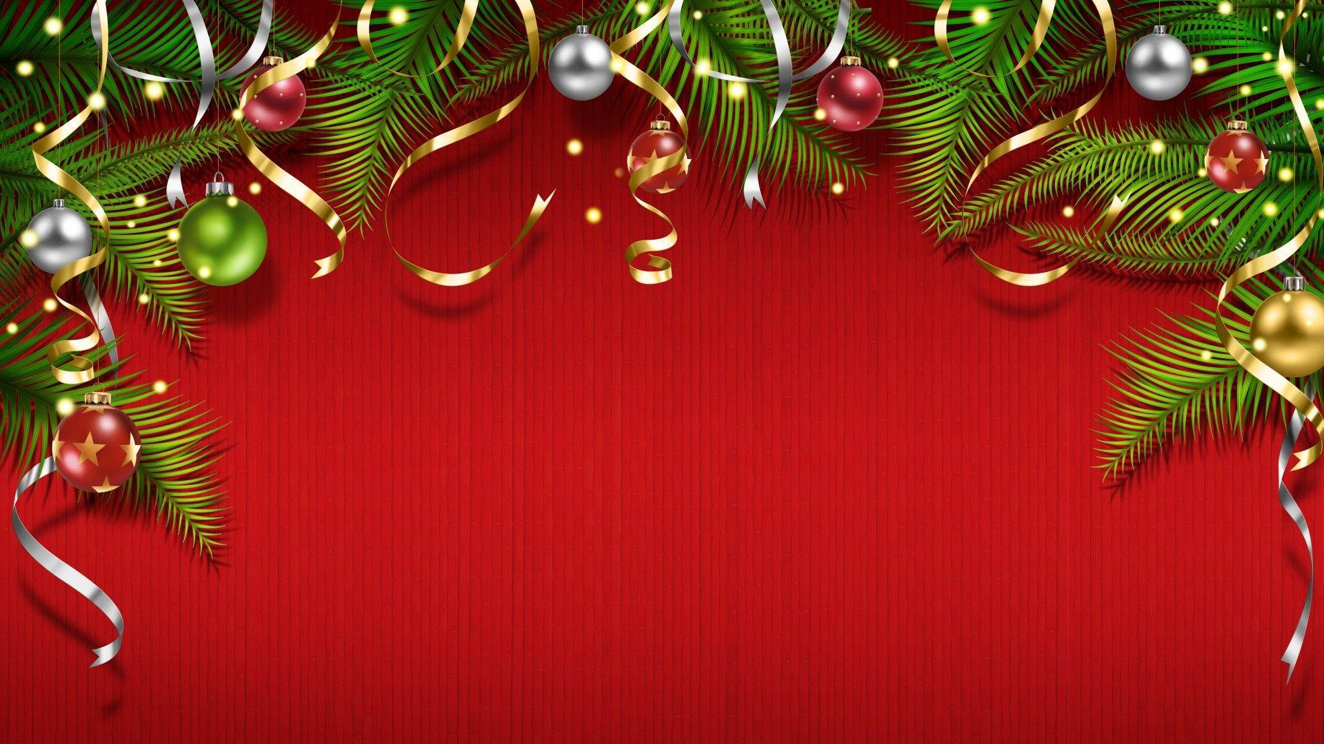 Green Fir Christmas Background Background