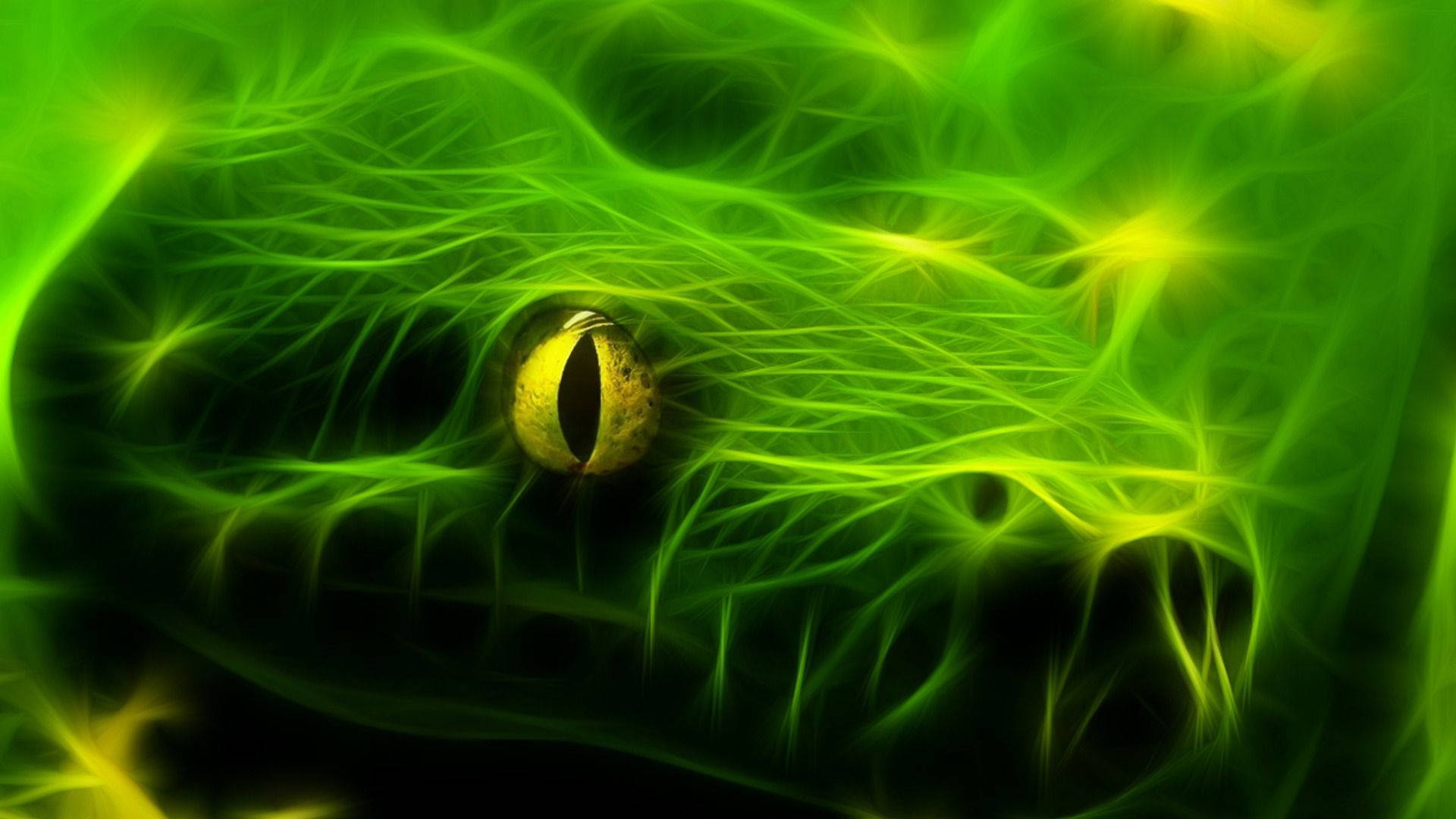 Green Flashy Snake Background