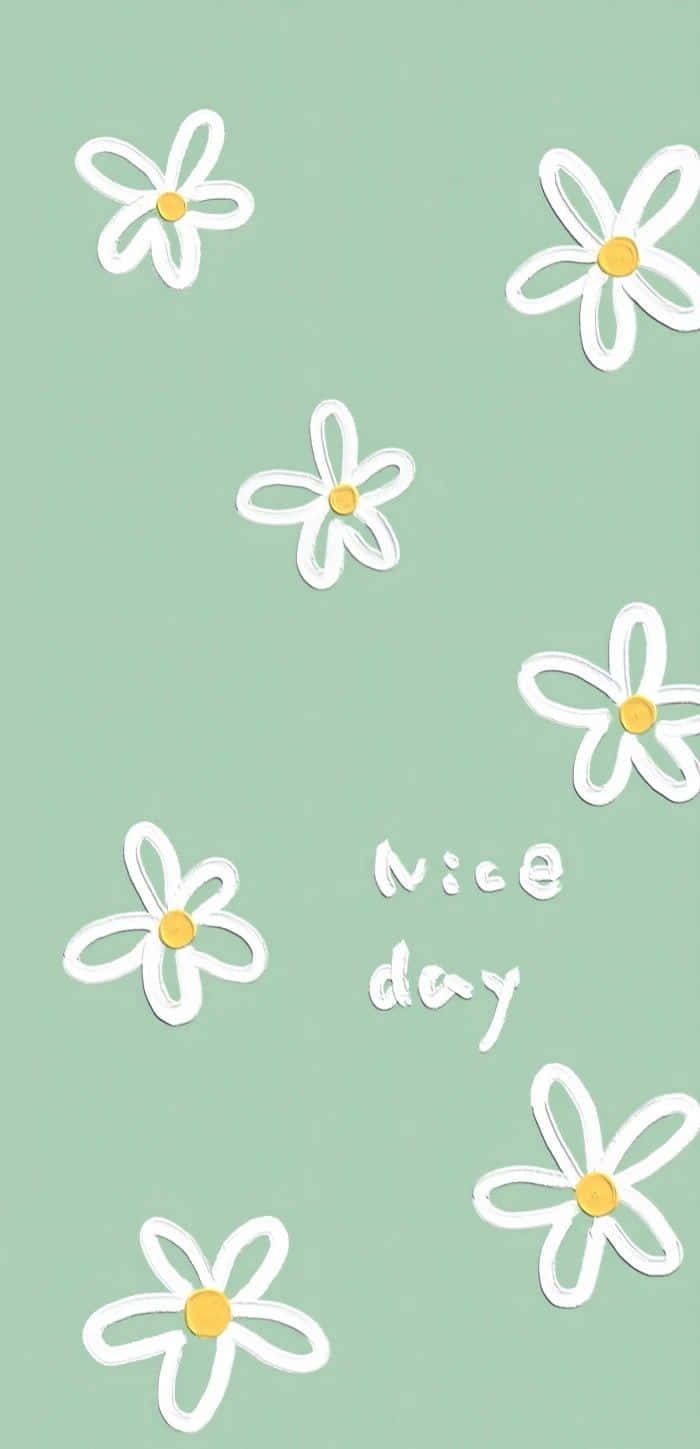 Green Floral Nice Dayi Phone Wallpaper Background