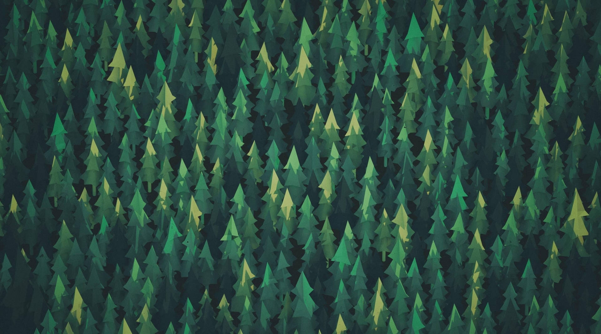 Green Forest Vector Art Background