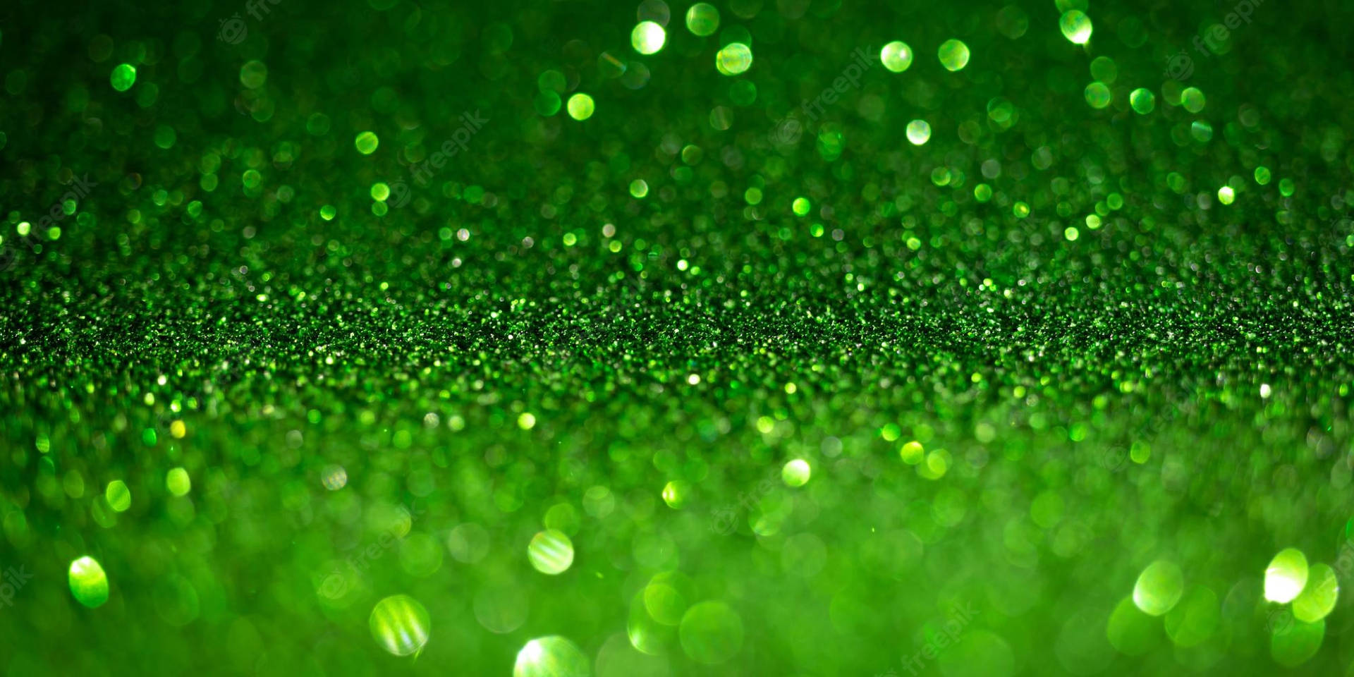 Green Glitter Desktop