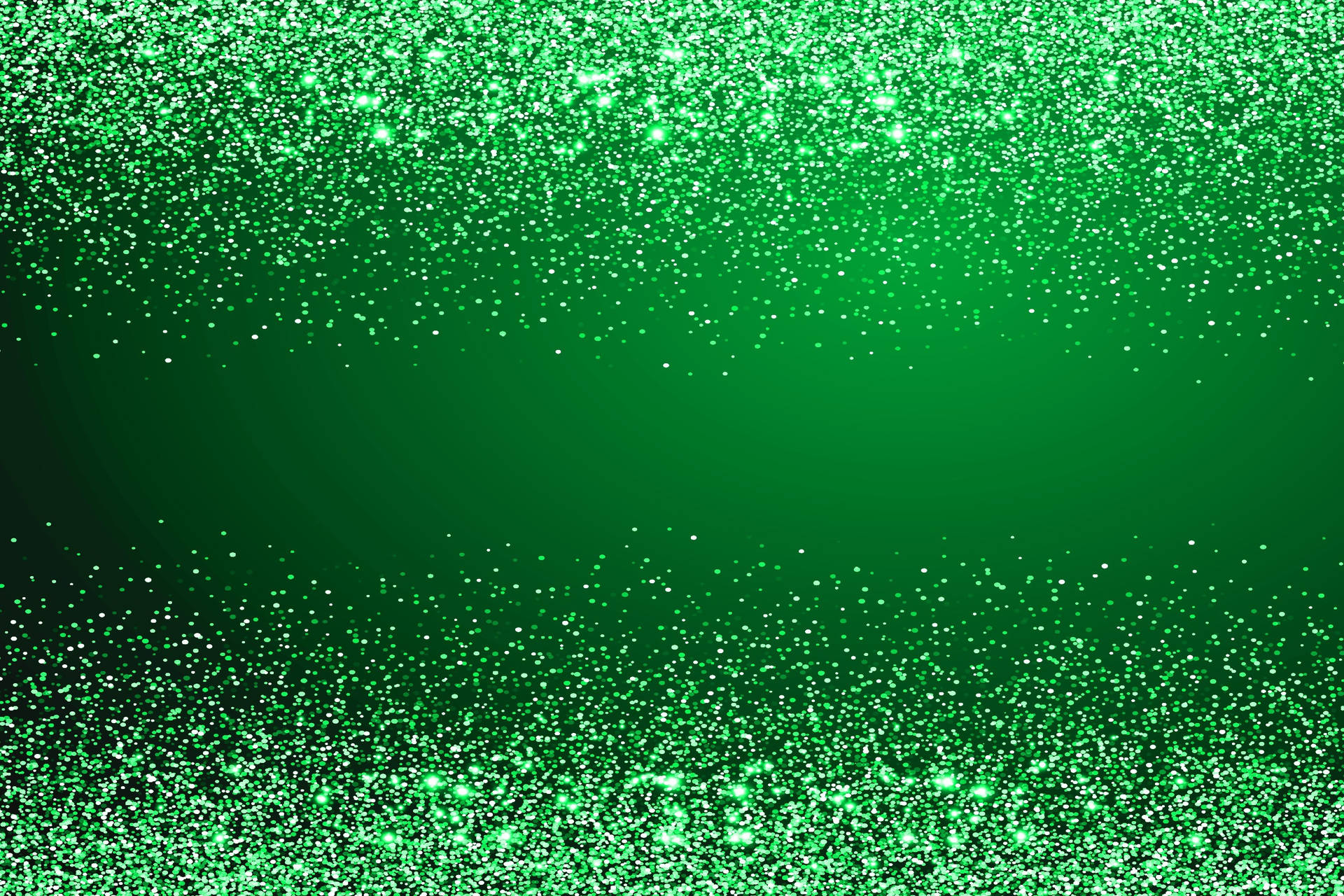 Green Glitter Lights