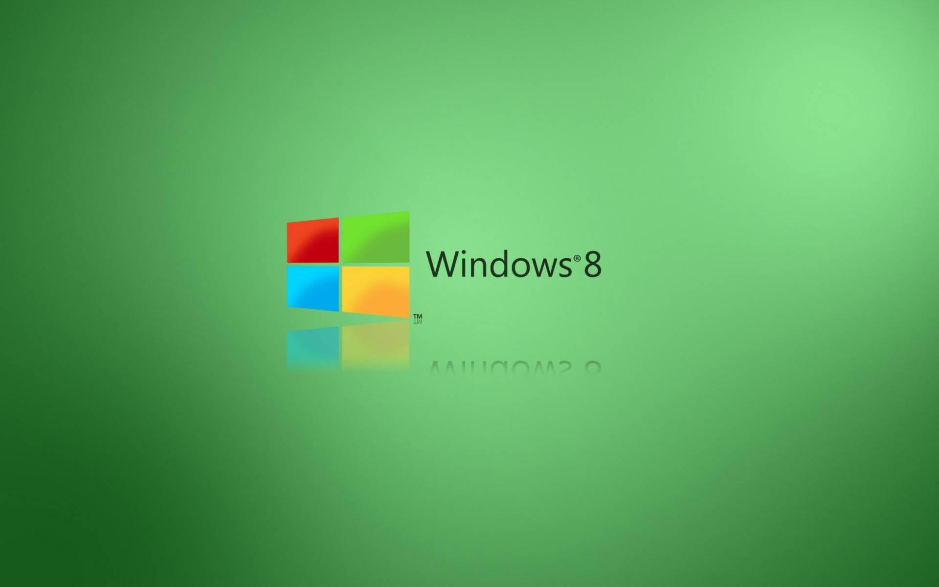 Green Gradient Windows 8 Background Background