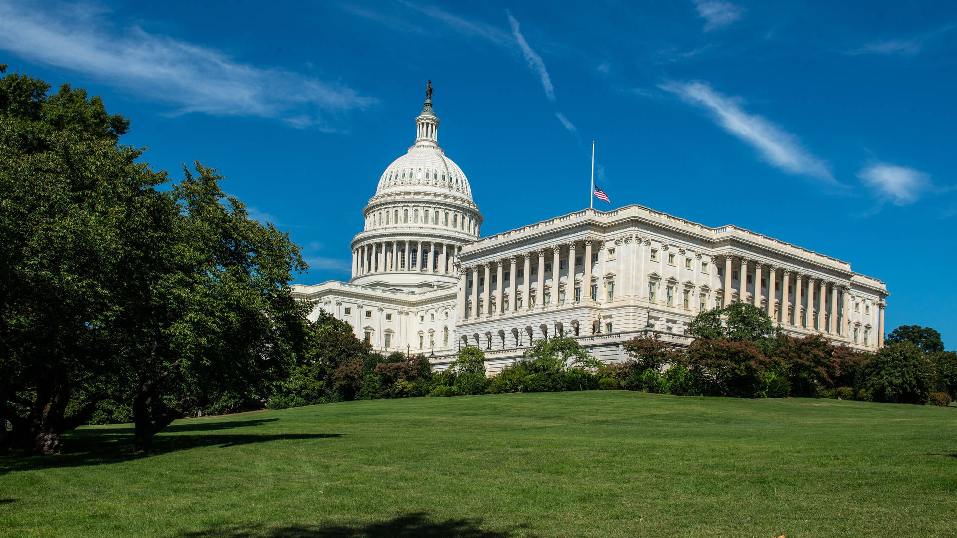 Green Grass Field United States Capitol