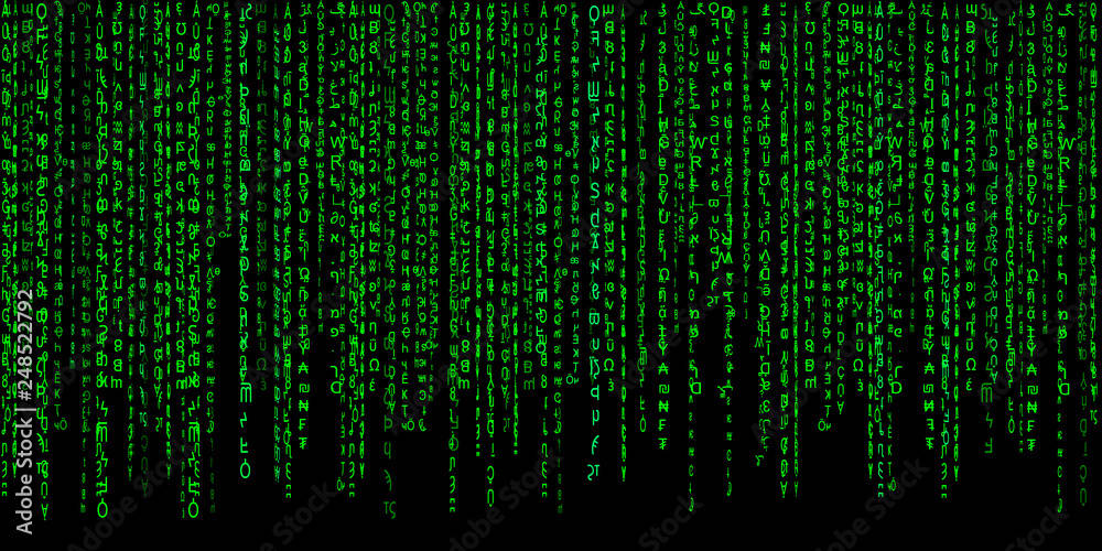 Green Hacker Codes Computer Screen